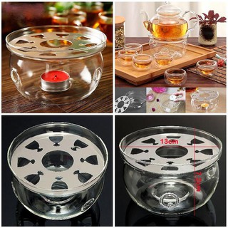 Đế đốt nến thủy tinh giữ nhiệt cho bình trà