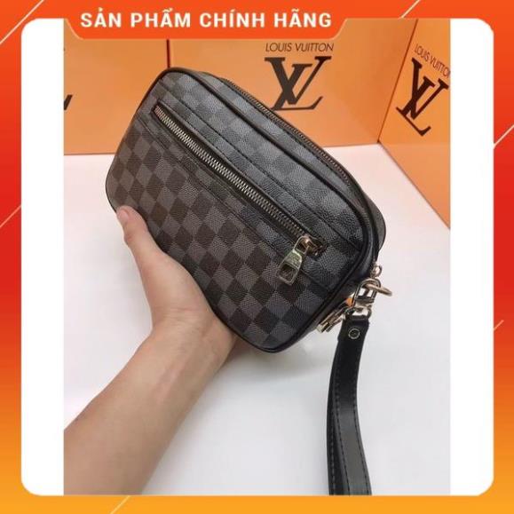 Ví Cầm Tay Nam Nữ Cao Cấp Clutch nam Vl Khoá Số Hộp Ngang Dài Da Đẹp Giá Rẻ - VN1978