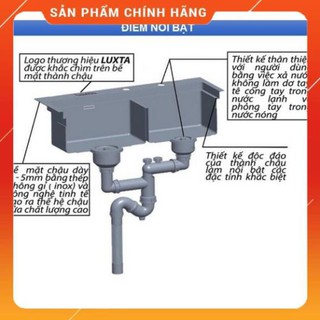 Chậu rửa chén Luxta LC 11048 3.0