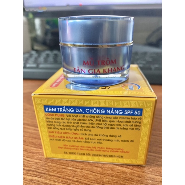 kem Mủ trôm trắng da- chống nắng hủ 6g