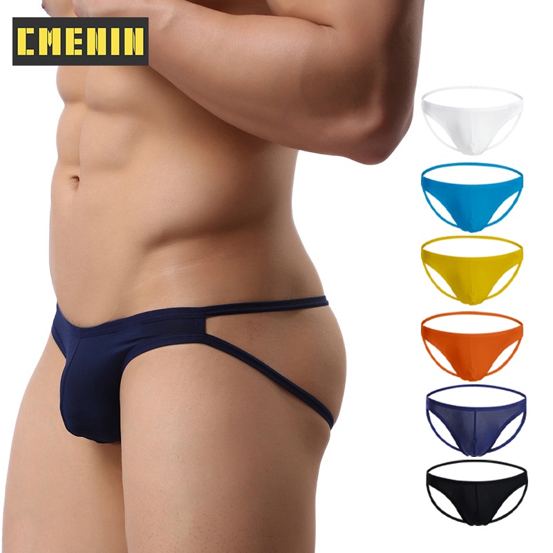 Quần Lót Lọt Khe Cmenin Ad7106 Phối Lưới Phong Cách Quyến Rũ Chất Lượng Cao Cho Nam