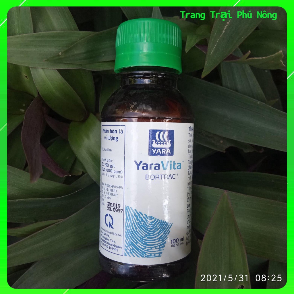 Phân Bón Vi Lượng Yara Vita Bortrac - Chai 100ml