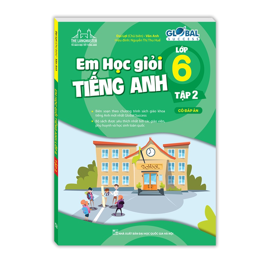 Sách - GLOBALL SUCESS Em học giỏi tiếng Anh lớp 6 tập 2  - có file nghe
