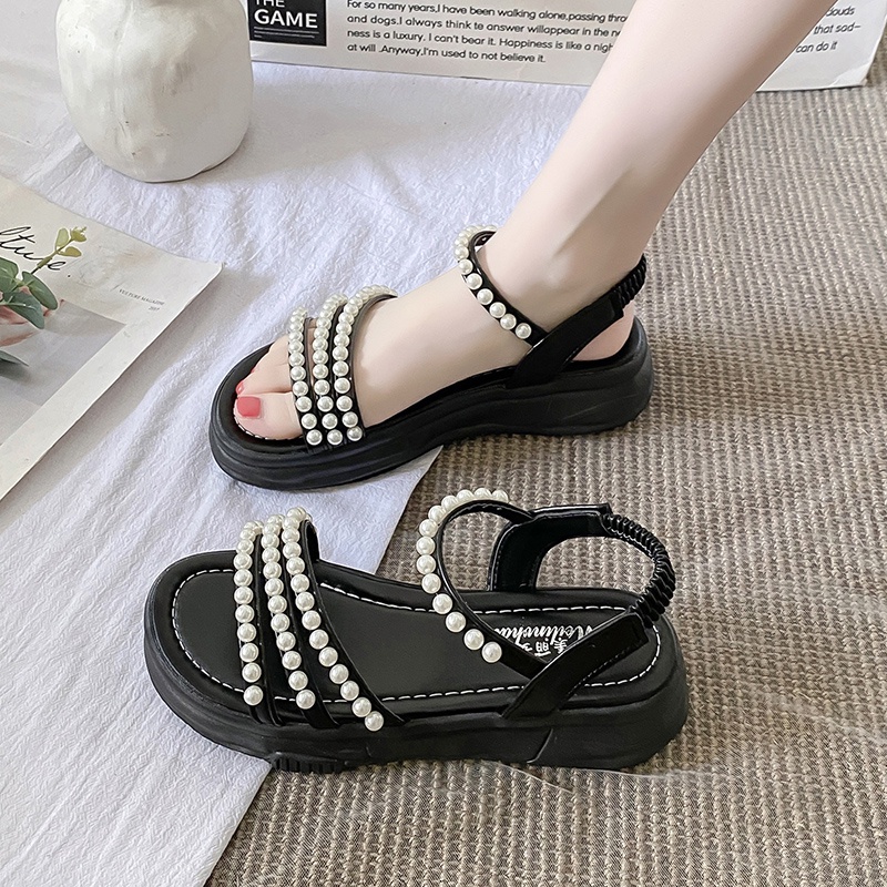 Xăng đan Da Hở Ngón Thời Trang Sành Điệu Cho Nữ