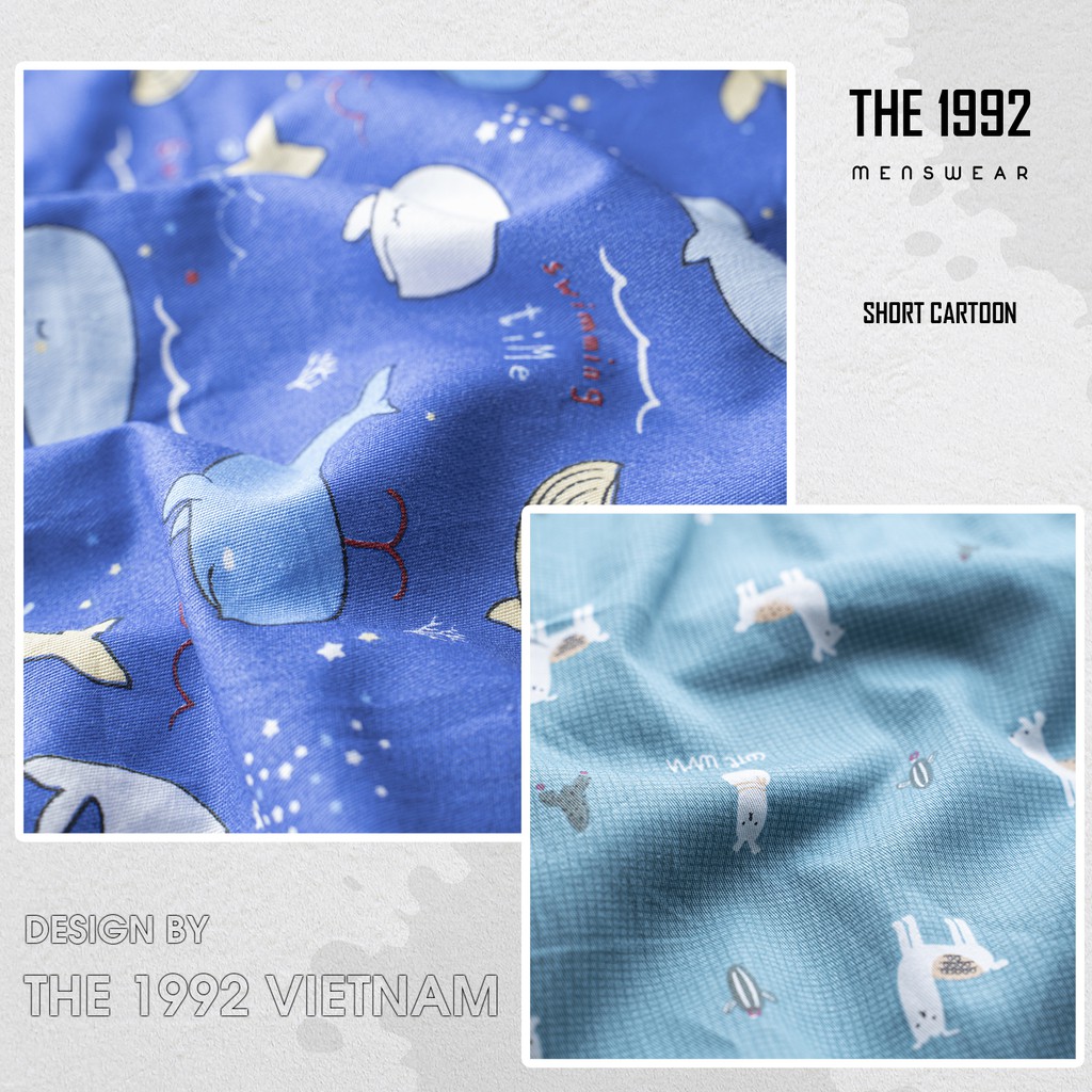 Quần cộc nam THE 1992 Quần đùi short cartoon | BigBuy360 - bigbuy360.vn