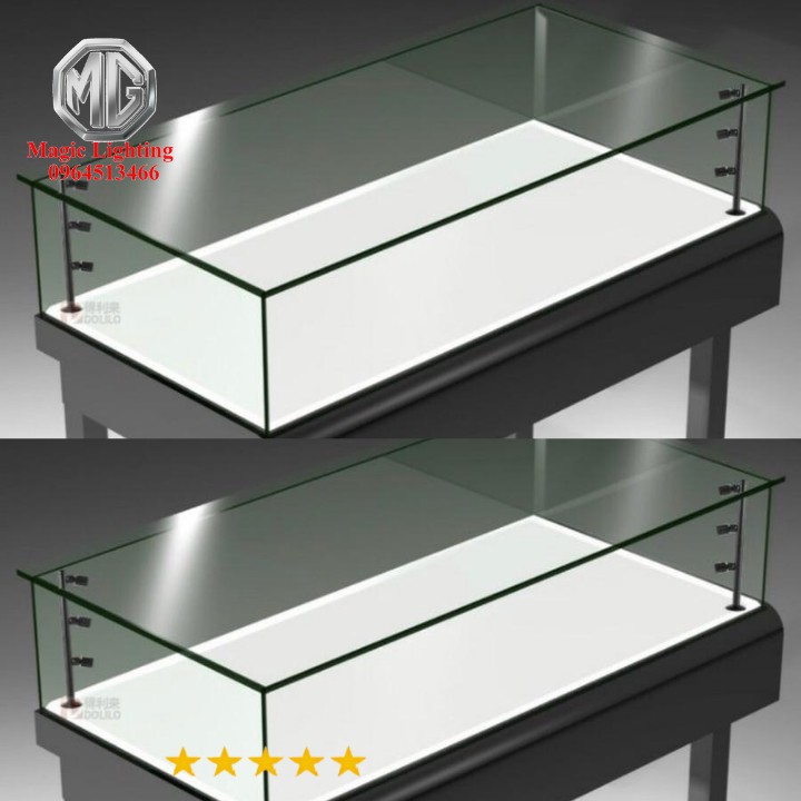Đèn Rọi Tủ Kính Trưng Bày Sản Phẩm Sáng Và Nhỏ Gọn Trang Trí Đẹp Mắt- Magic Store SG