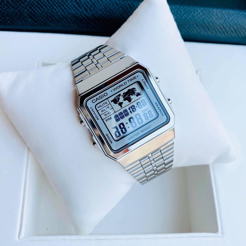 Đồng hồ nam nữ casio A700W-1ADF - A700WG-9ADF - A500WA-1DF - A500WA-7DF Chống Nước 5