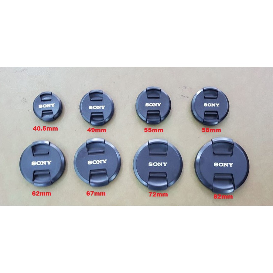 Nắp ống kính Sony (40.5,49,55,58,62,67,72,82) - Mới