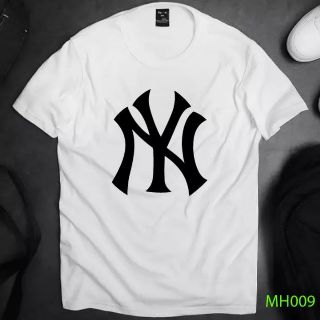 Áo thun logo NY thiết kế in 2 mặt