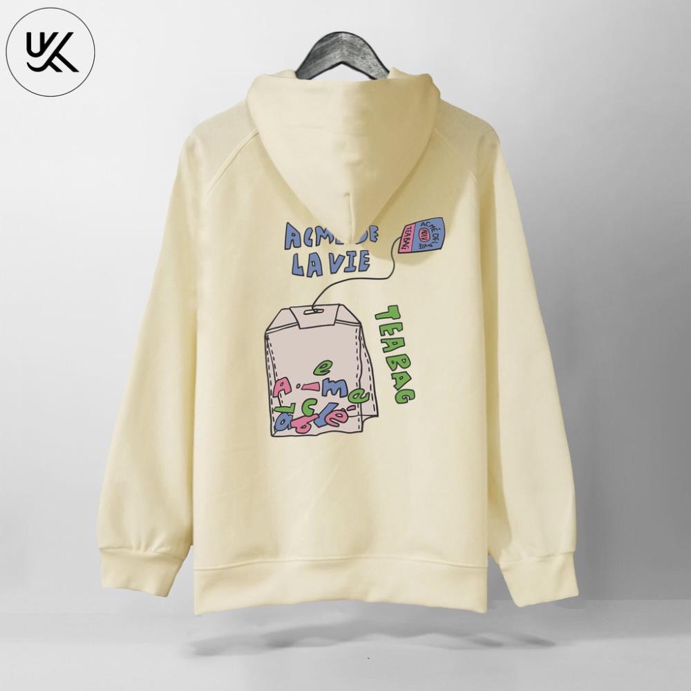 Áo Nỉ Hoodie ADLV 3 Teebag, Form RỘNG CHUẨN Xu Hướng, nỉ bông Cao Cấp Unisex Nam Nữ