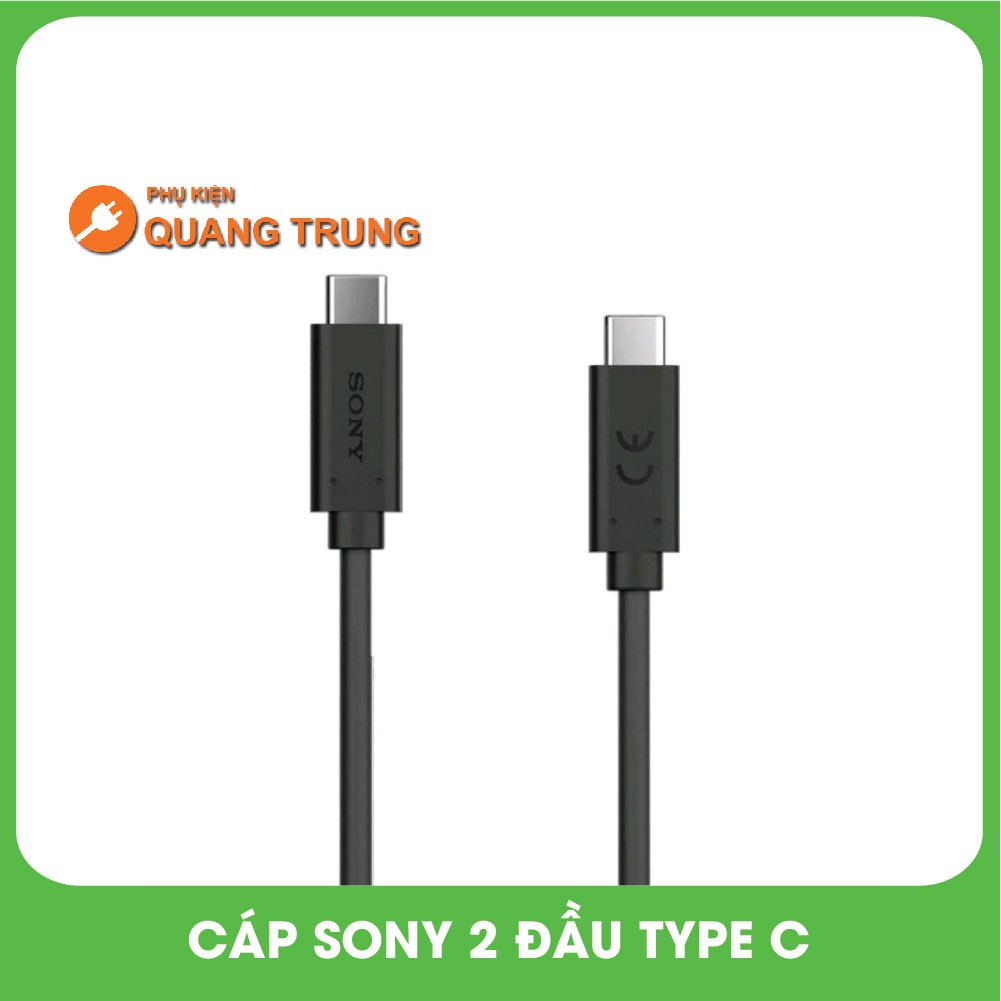 CÁP SONY HAI ĐẦU TYPE-C- Hàng chuẩn,tốt dài 1m