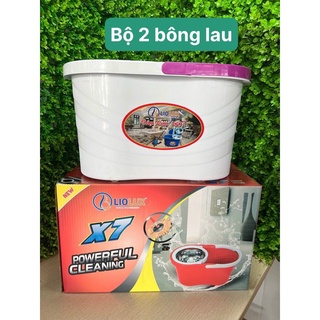 Bộ chổi lau nhà xoay thông minh LioLux X7