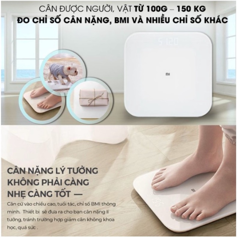 Cân điện tử thông minh Xiaomi Body Fat Scale 2 &amp; Scale 2 Universal cân thể chất xiaomi