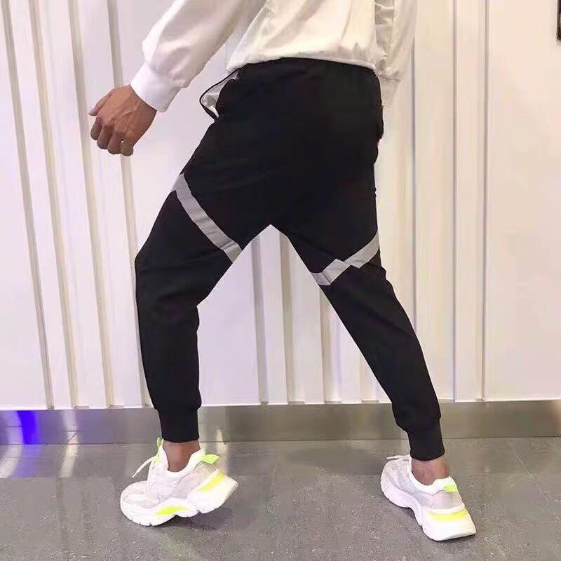 Quần Jogger Nam Kaki Phản Quang Phong Cách Hiphop Đường Phố Thể Thao Unisex Nam Nữ ANH DUY SHOP JGV07