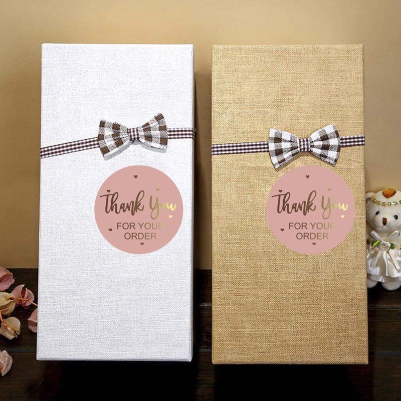 Cuộn 500 Nhãn Dán Chữ Thank You for Your Order