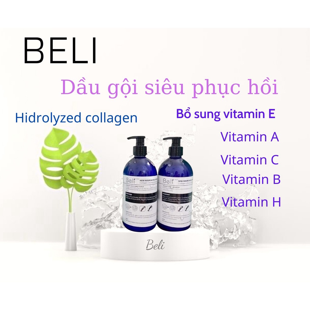 Dầu gội xả siêu mềm mượt Beli