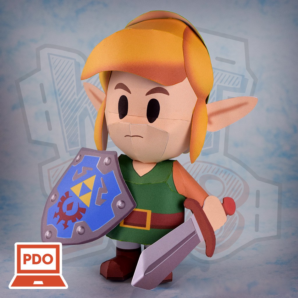 Mô hình giấy Anime Chibi Link ver 2 – The Legend of Zelda