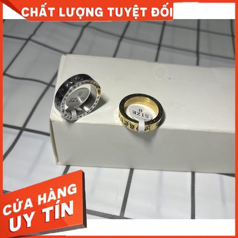 Nhẫn Chrome Heart F*ck You bạc và vàng titan cao cấp - Chrome Heart Store