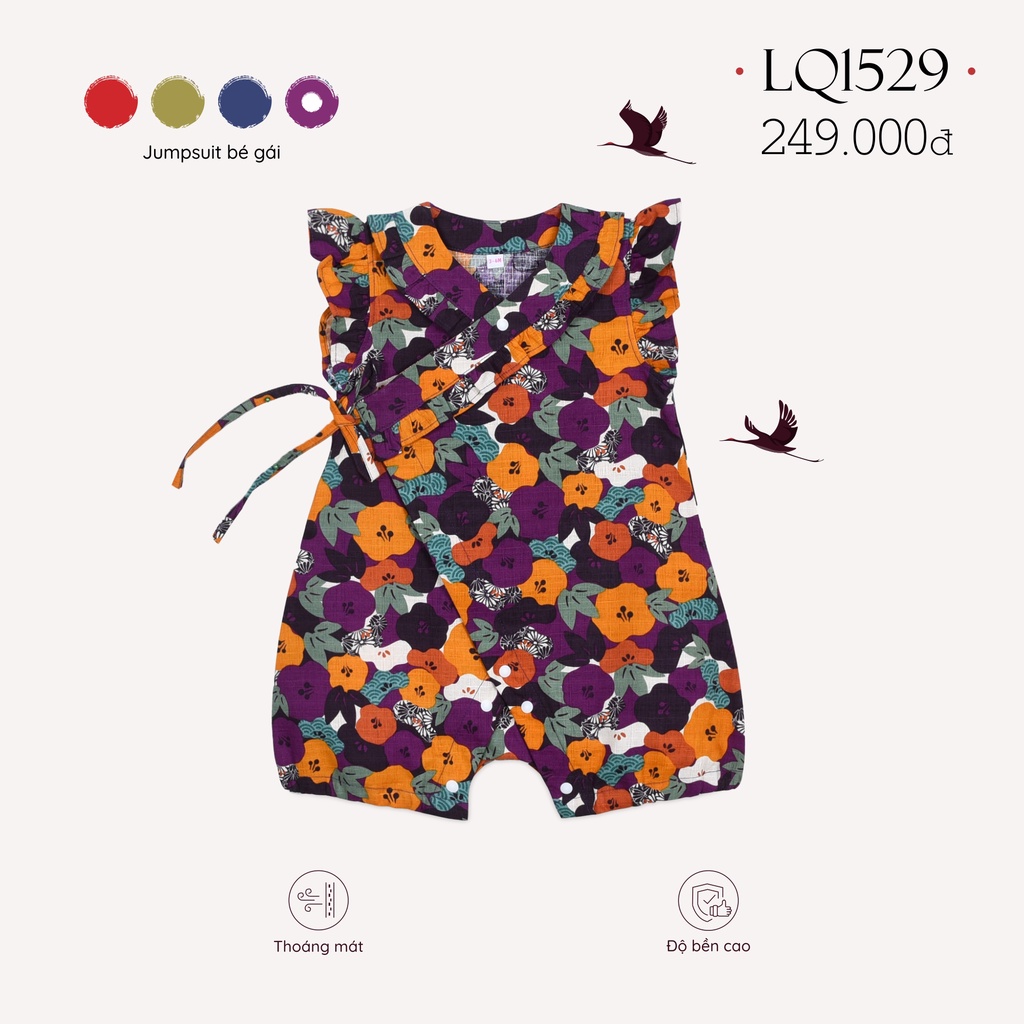 Jumpsuit Bé Gái LQ1529 - HELLO BnB
