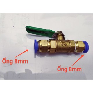 Van khóa phun sương, khí nén phi 8mm