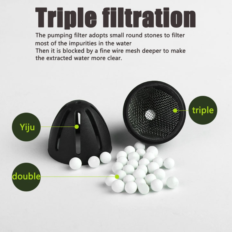 QQ Máy Vắt Nước Câu Cá Có Đèn LED Có Thể Sạc Lại