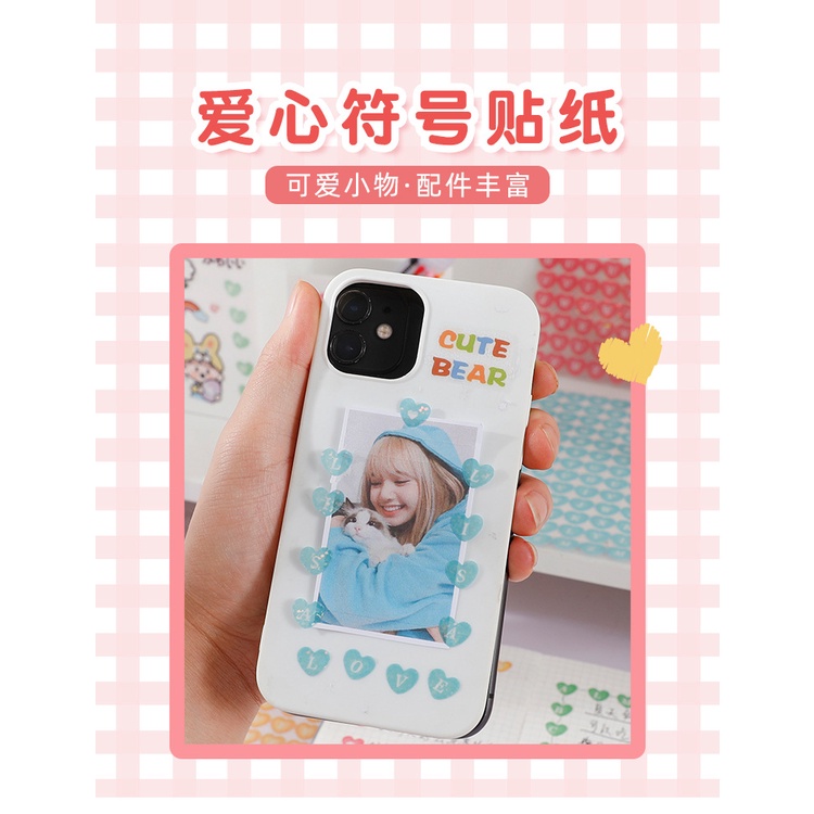 1 Nhãn Dán Chữ Cái Màu Laser Lấp Lánh Dễ Thương Trang Trí Sổ Tay/ Đồ Thủ Công DIY