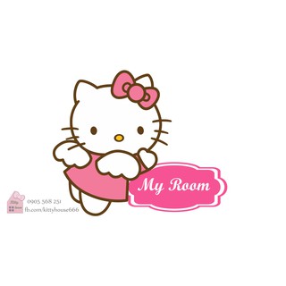 🌻DECAL BẢNG TÊN 3🎀 KITTY HOUSE
