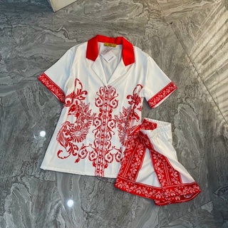 PYJAMA CỘC ĐÙI CLC TRÚC ĐỎ XINH