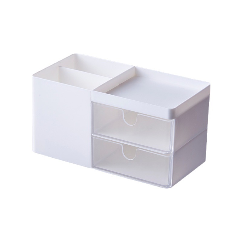 Giá Đỡ Bút/Đồ Dùng Văn Phòng Để Bàn Bằng Nhựa Phong Cách Bắc Âu