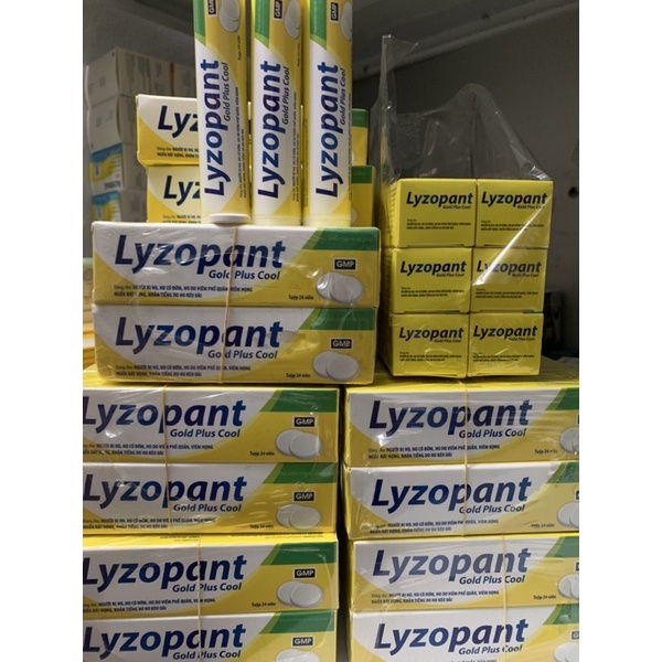 Viên ngậm Ho Dược Thảo Lyzopant( tuýp 24 viên)