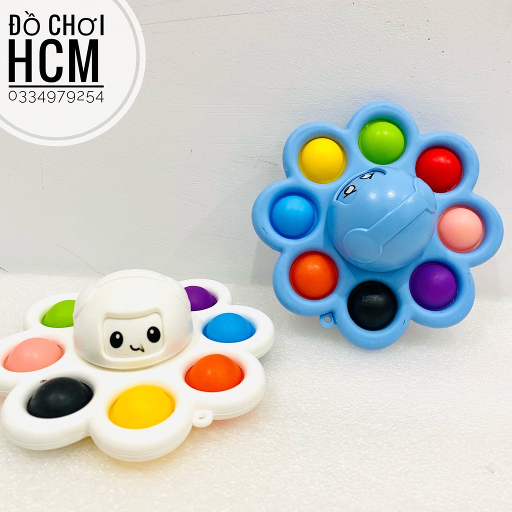 [SIÊU HOT] Đồ chơi con quay spinner bạch tuộc cảm xúc, squid game, pop it fidget toy, bóp bong bóng giúp giảm căng thẳng