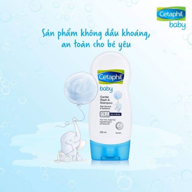 Cetaphil tắm gội