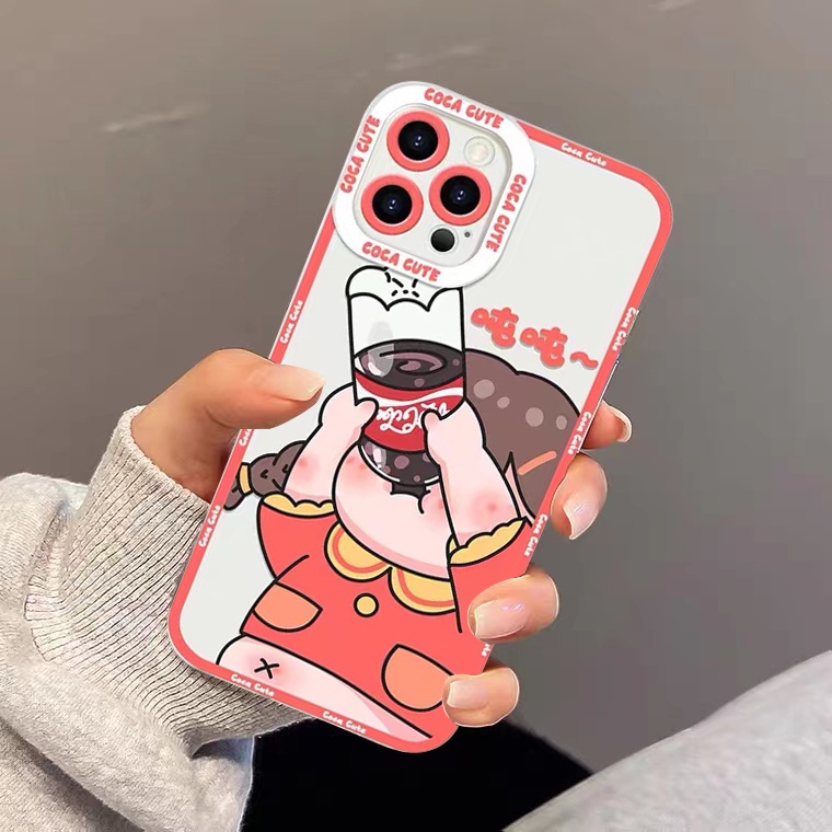 Ốp Điện Thoại Silicon Mềm Trong Suốt In Hình Dễ Thương Cho iPhone 13 12 11 Pro Max SE 2020 X XR XS Max 8 7 ip 6S 6 Plus