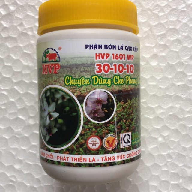 Phân bón lá cao cấp HVP 30-10-10 chuyên dùng cho phong lan