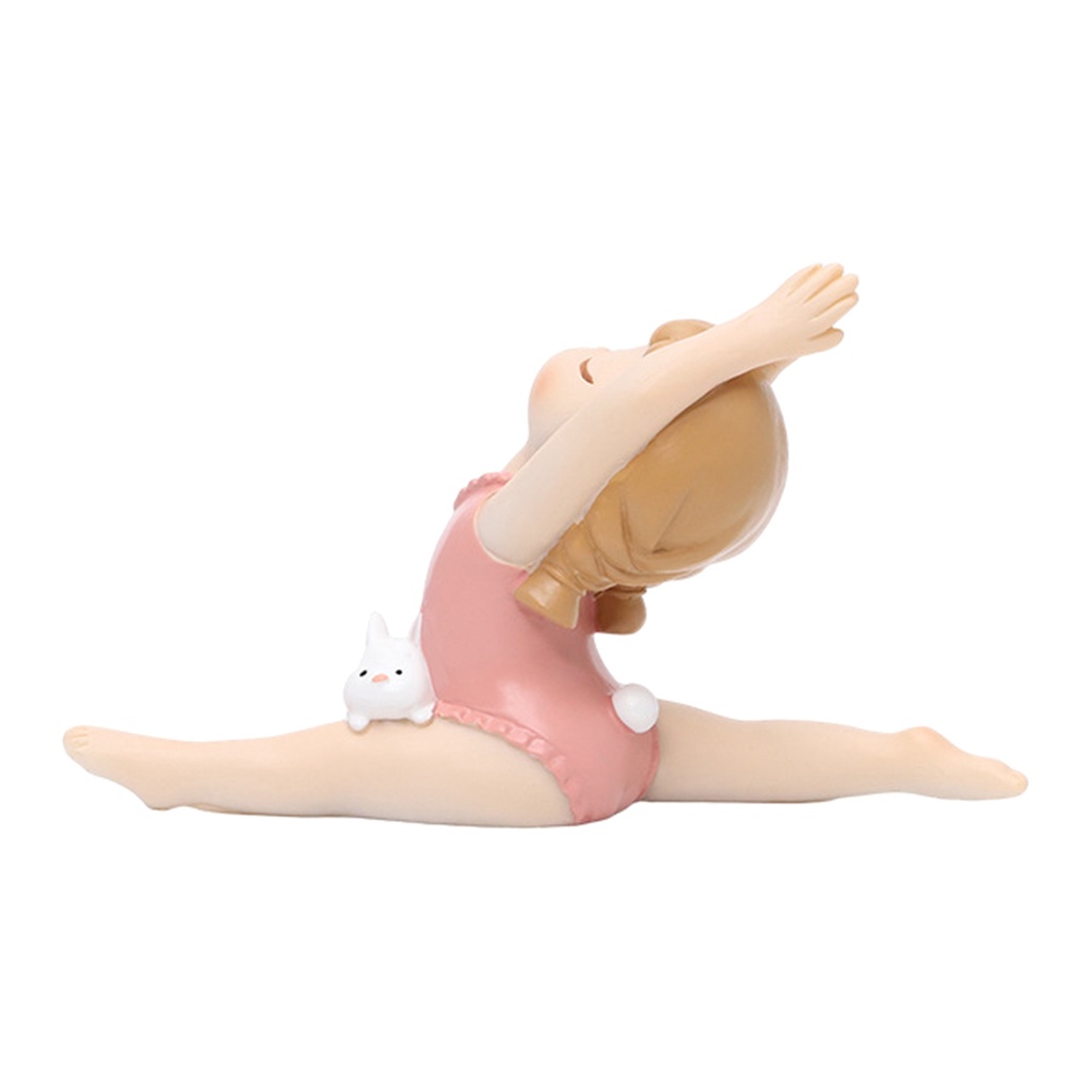 Tượng hình cô gái mặc đồ tập yoga dễ thương tùy chọn kiểu dáng