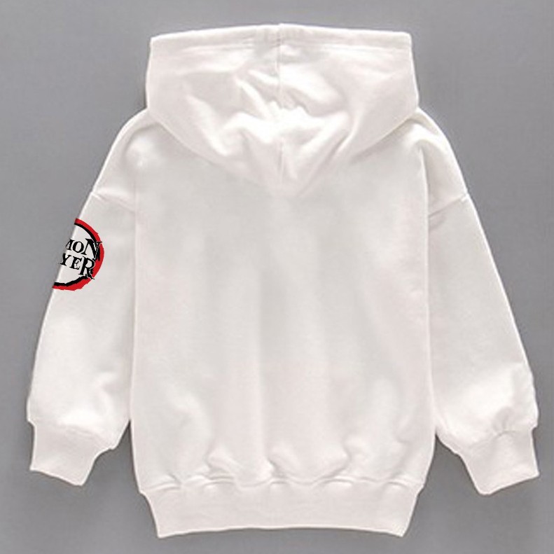 Áo hoodie / Áo nỉ trẻ em in hình các trụ cột thanh gươm diệt quỷ form rộng