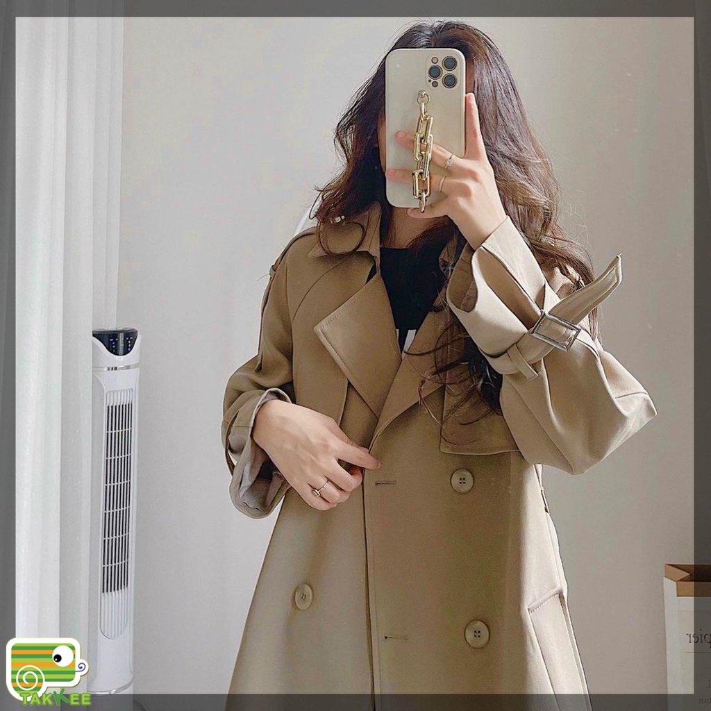 Khoác Mangto Nữ, Áo Khoác Nữ Dáng Dài Phong Cách Hàn Quốc Thanh Lịch | BigBuy360 - bigbuy360.vn