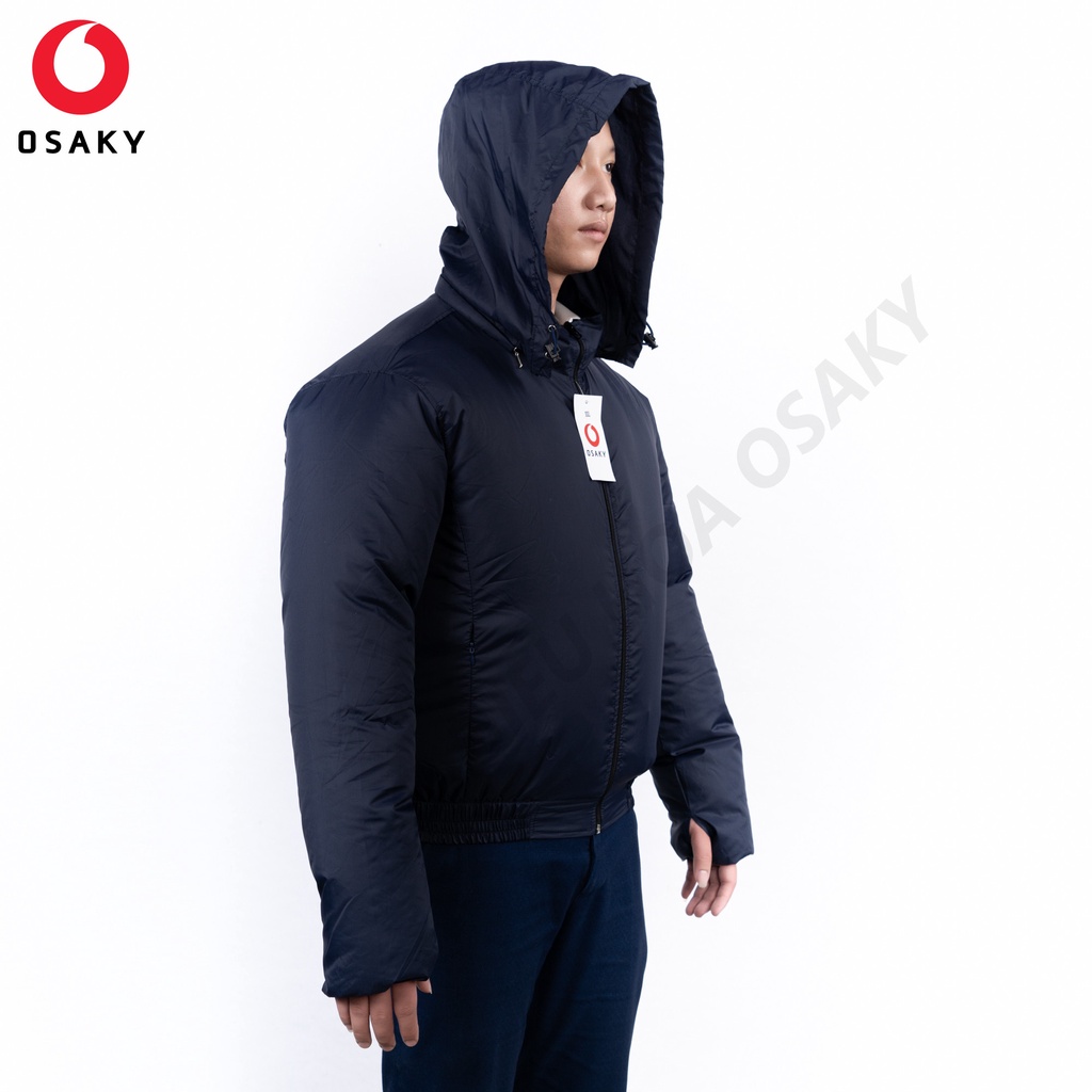 Áo Rời Áo Điều Hòa Chống Nóng Osaky Nhật Bản, Áo Khoác Làm Mát, Giảm Nhiệt Độ Cho Người Lao Động - Xanh Than Kaki