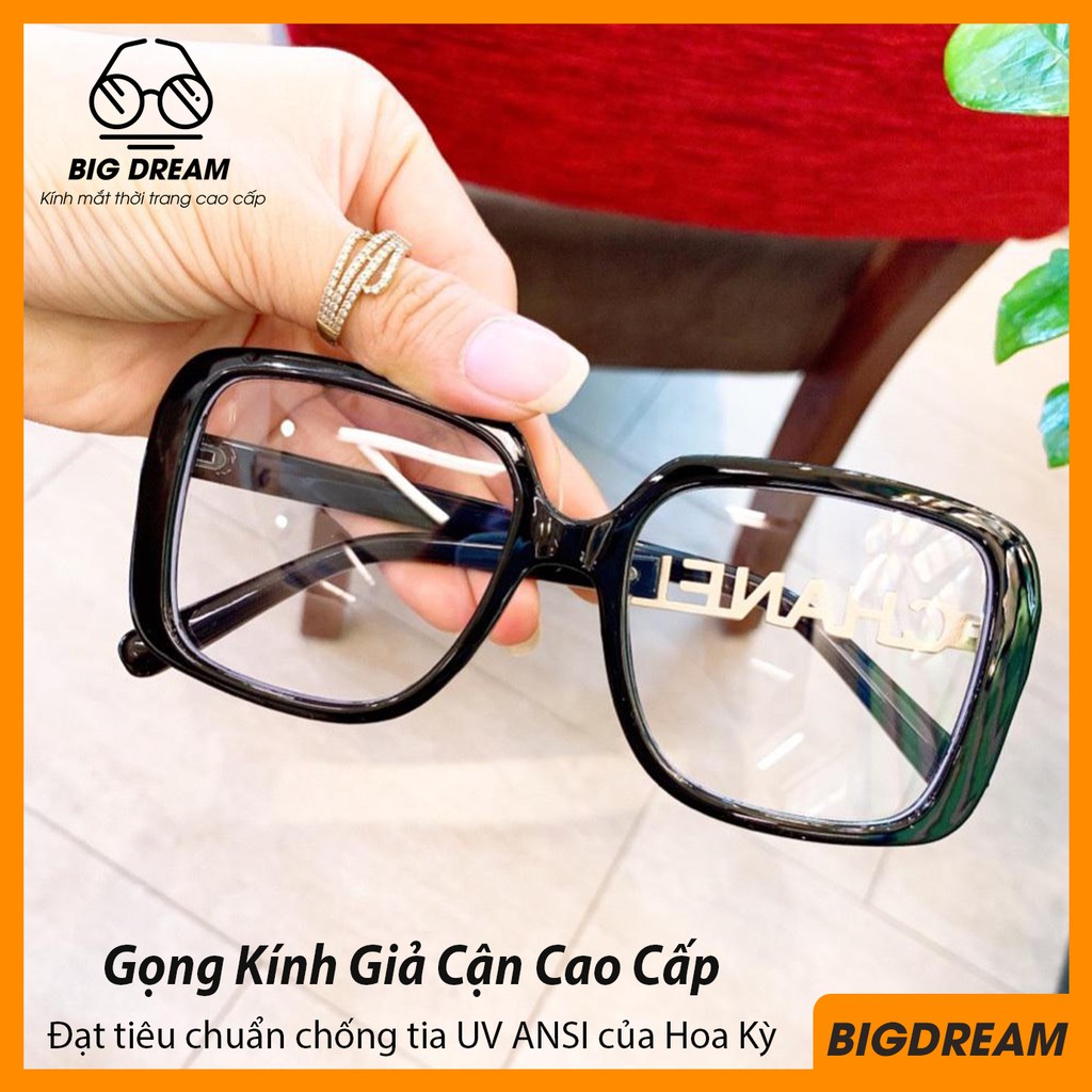 Gọng kính giả cận nam nữ cao cấp Hàn Quốc BDCN40 - Kính cận dáng vuông gọng độc đáo - Bảo hành 12 tháng 1 đổi 1