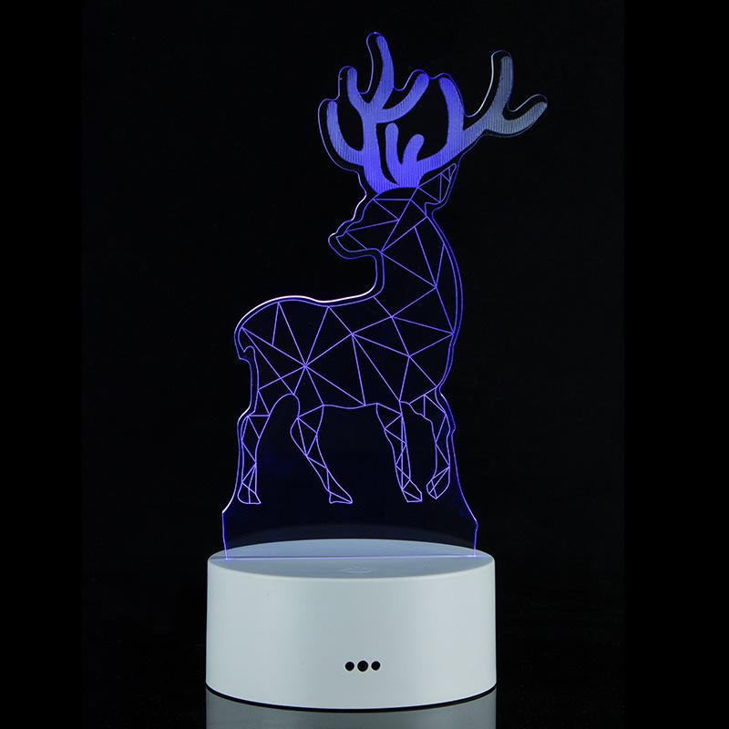 Đèn led 3d 16 màu đầu cắm USB, đèn ngủ dễ thương