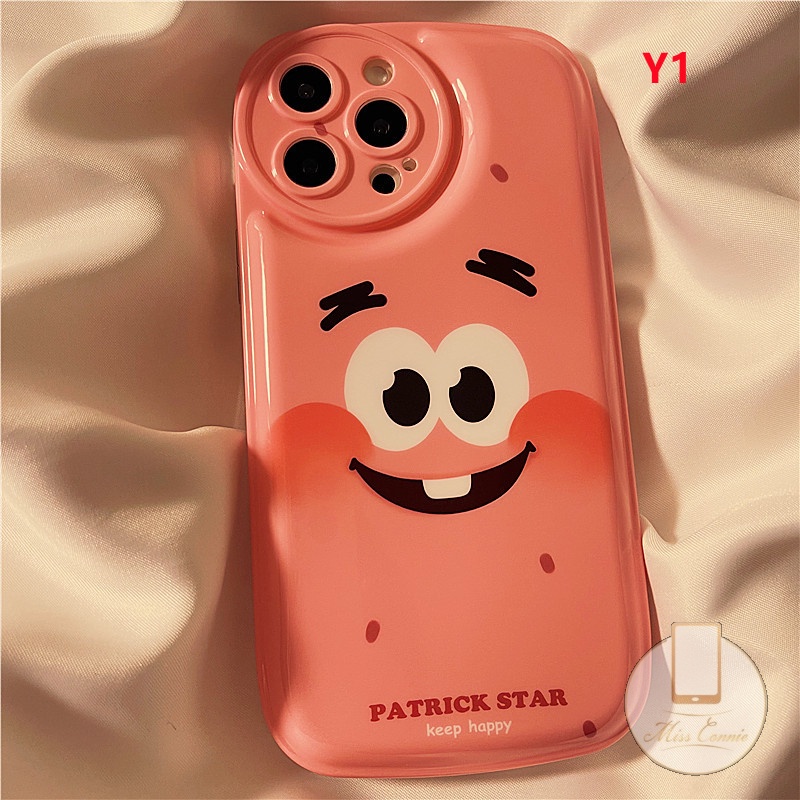 Ốp Điện Thoại TPU Mềm Đệm Khí In Hình SpongeBob Cho IPhone 7 8 Plus 11 12 13 Pro MAX XR X XS MAX 6 6s Plus SE 2020
