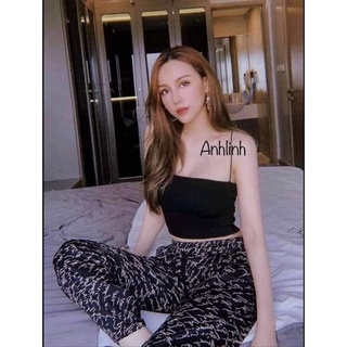 Áo 2 dây croptop