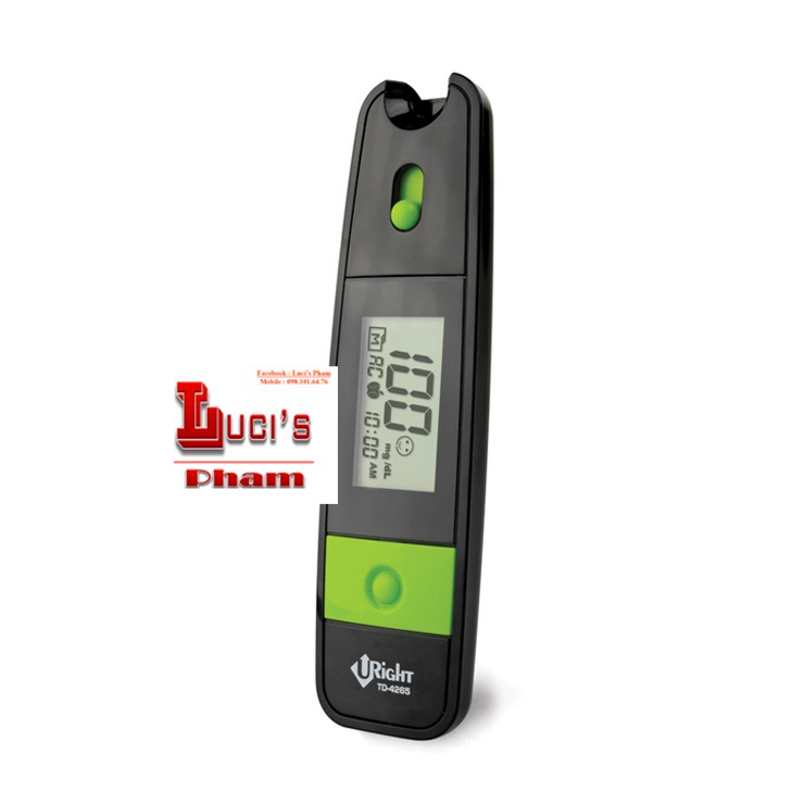 Máy đo đường huyết Uright TD-4265 TẶNG 25 kim chích + 25 que thử + 25 bông tẩm cồn