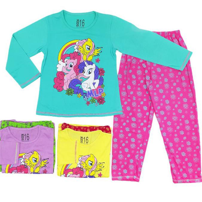 Bộ Đồ Ngủ Pijama In Hình Hello Kitty Cho Bé Gái 3 / 8 Tuổi / Pp01