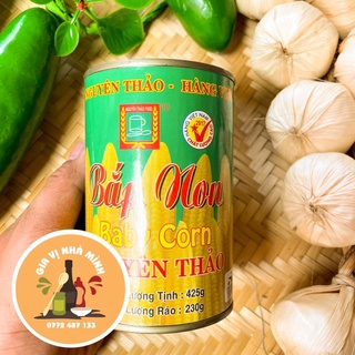 Bắp trái non đóng hộp nguyên thảo 425gr