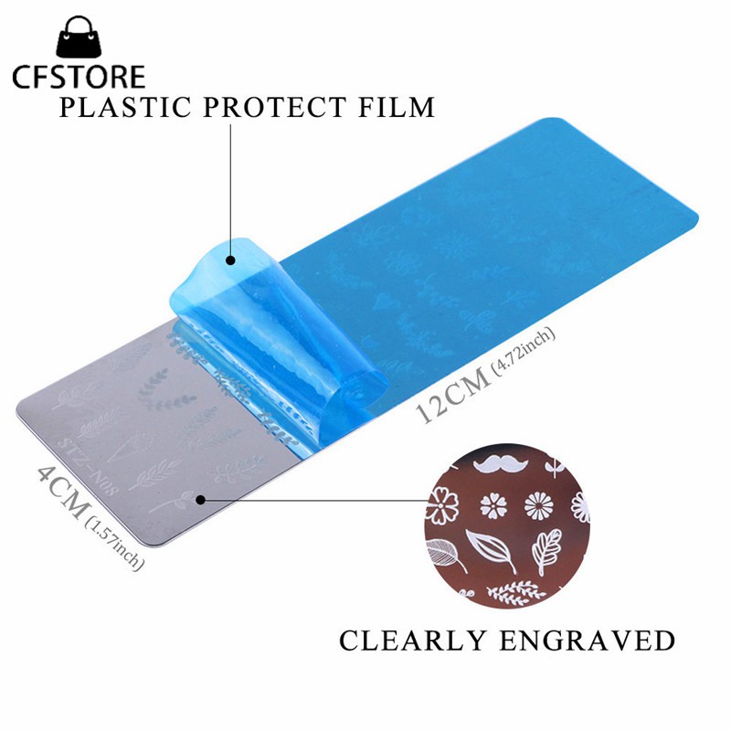 Bảng họa tiết hoa đẹp mắt dùng in trang trí móng tay