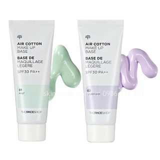 Kem lót trang điểm kiềm đầu the face shop 40ml8