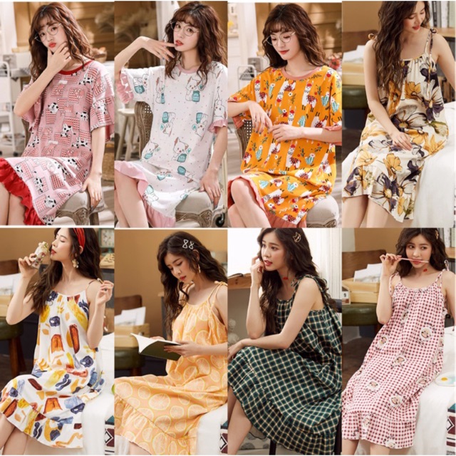 ⛔️SIÊU PHẨM MÙA HÈ: Đầm ngủ siêu cute đẳng cấp thời trang