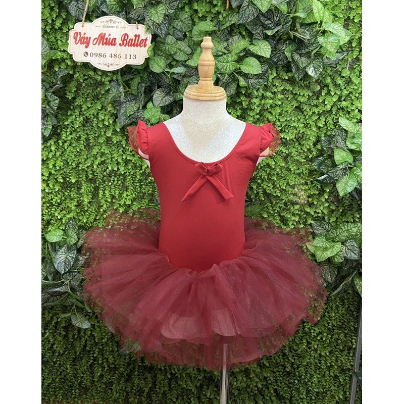 Ballet Váy múa đỏ đô tay tiên