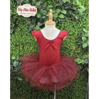 Ballet Váy múa đỏ đô tay tiên